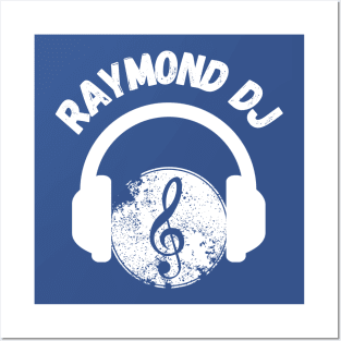 Graphic Raymond DJ Music Lover Posters and Art